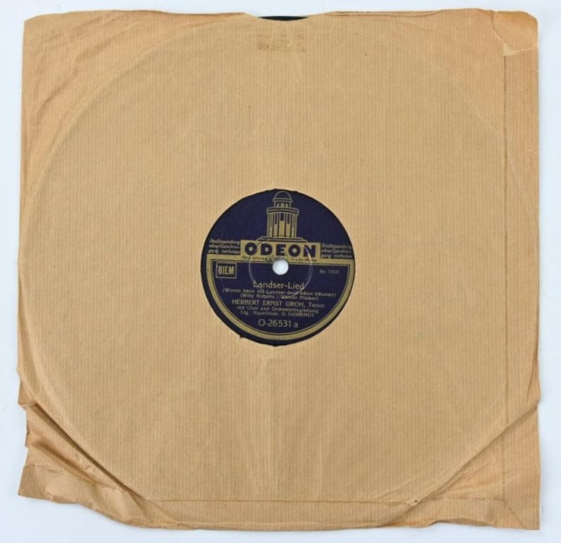 German Third Reich Era Music Record