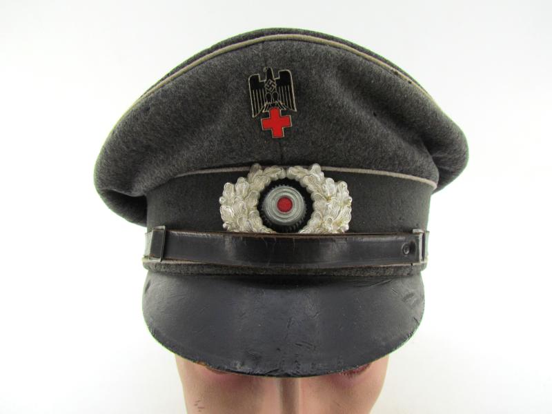DRK ( German Red Cross ) EM/NCO Visor Cap