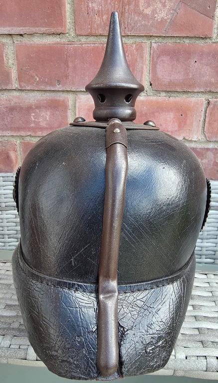 World War 1 German Pickelhaube helmet