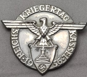 "Kriegertag Kassel 1936" Tinnie
