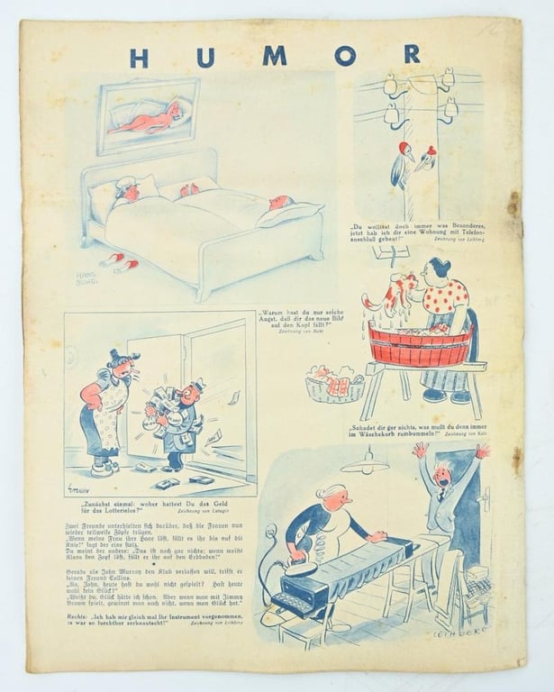 German Third Reich Magazine 'Die Woche' 1940