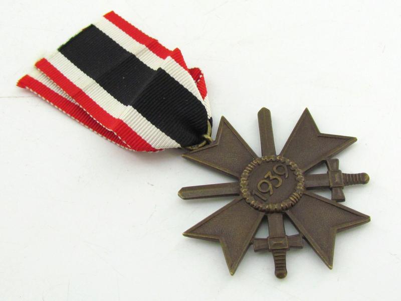 German War Merit Cross with Swords Marked 34