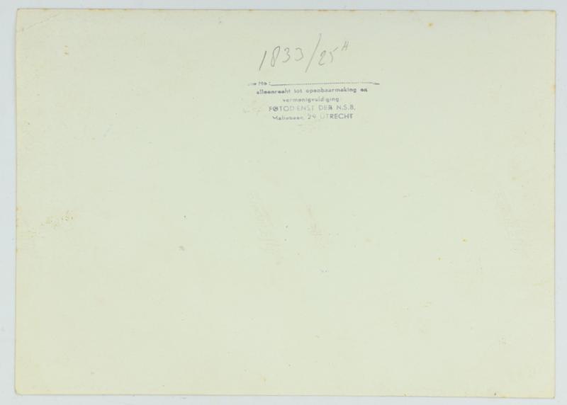 Dutch NSB Press Photo 'Christiansen'