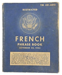 US WW2 French Phase Book 1943