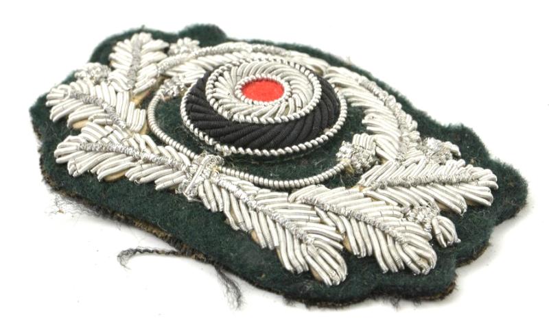 German WH Officer Visor Cap Cocarde