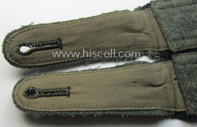 Pair of early- (ie. pre-) war-period WH (Heeres), 'M36'- (ie. 'M40-) pattern (rounded-styled and neatly 'cyphered') NCO-type shoulderstraps as was intended for an: 'Uffz. des Sanitäts-Abtlgs. 7'