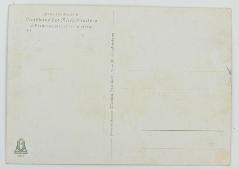 German Third Reich Era Postcard 'Der Berghof'