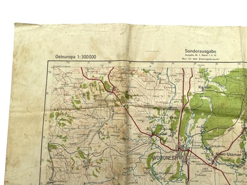 Deutsche Heereskarte Sonderausgabe A52 'Woronesh'