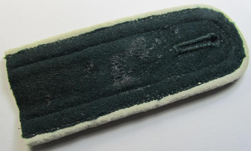 Attractive - albeit regrettably single! - (I deem) early-war-period- (ie. 'M36'/'M40'-type) neatly 'cyphered', WH (Heeres) NCO-type shoulderstrap as was intended for usage by an: 'Uffz. des Infanterie-Regiments 58'