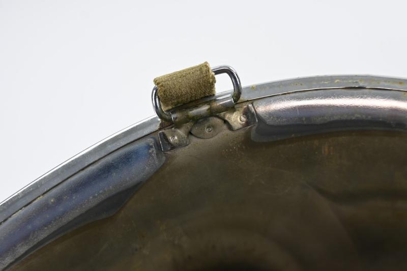 US WW2 Chromed Swivel Bale Helmet 'Schlueter'