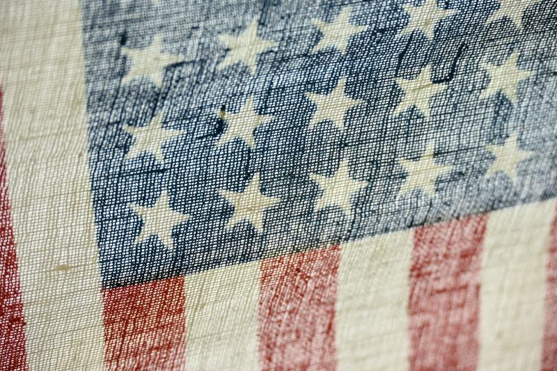 US WW2 48 Star Stars & Stripes National Flag with Pole