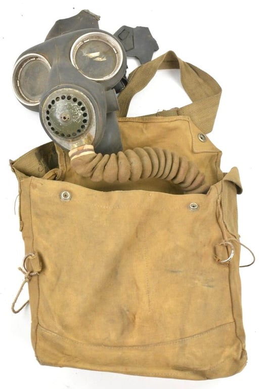 British WW2 Homeguard Gasmask Set