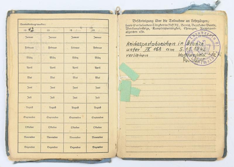 German DRL Sports Member Booklet