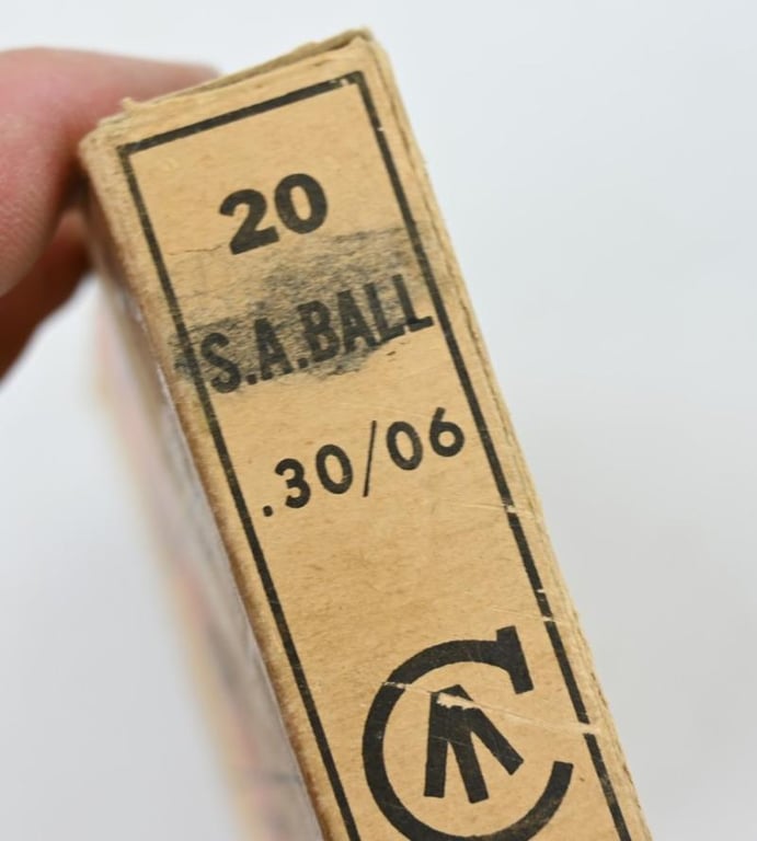 Canadian WW2 S.A. Ball Cartridge Ammo Box