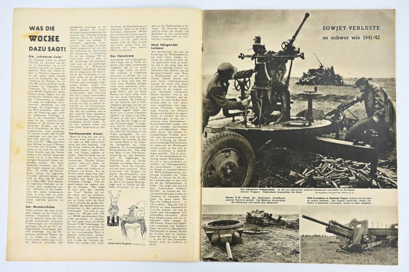 German Third Reich Magazine 'Die Woche' 1943