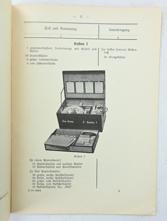 German Third Reich Medic Booklet Set