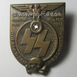 Early-period, SS-related 'tinnie' ie. 'Veranstaltungsabzeichen' being a non-maker-marked...