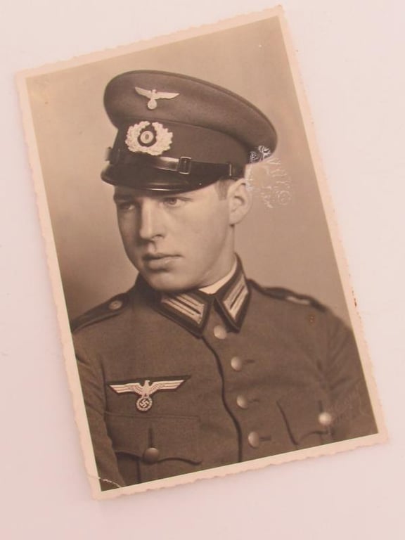Portrait Photo of a Wehrmacht Soldier
