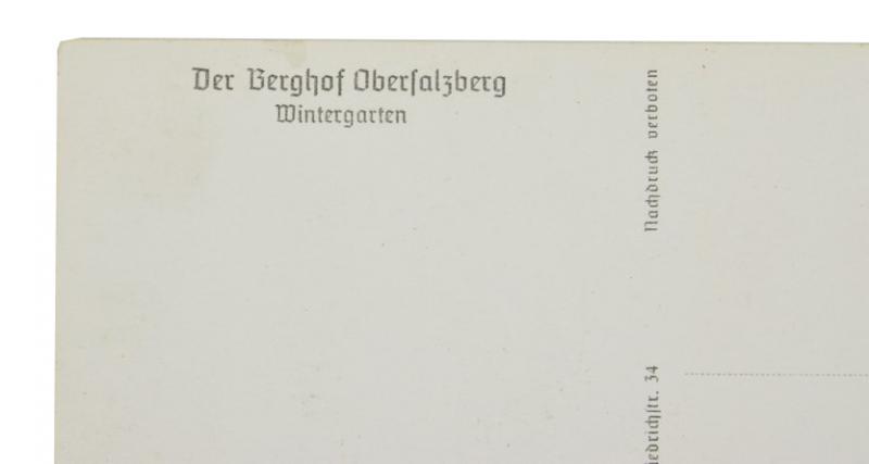 German Postcard 'Der Berghof'