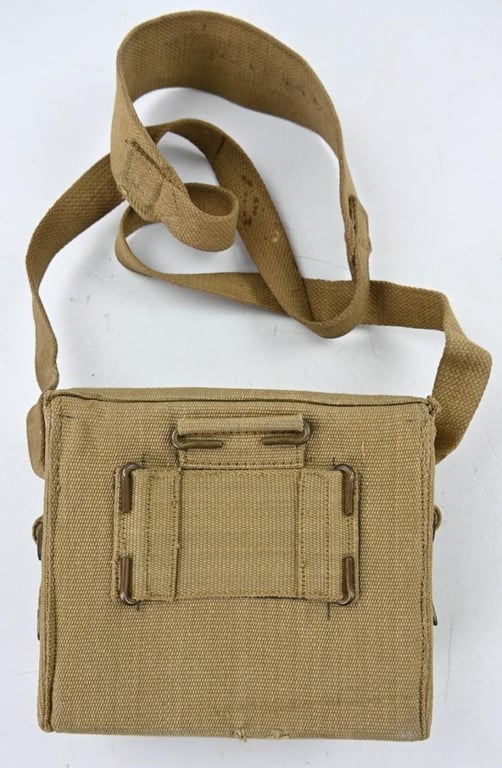 British WW2 Binocular with Carrying Pouch