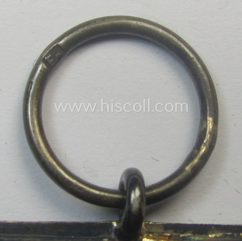 WWI-period: 'Eisernes Kreuz II. Klasse' being a typical maker- (ie. 'E.'- or evt. 'F.'-) marked example