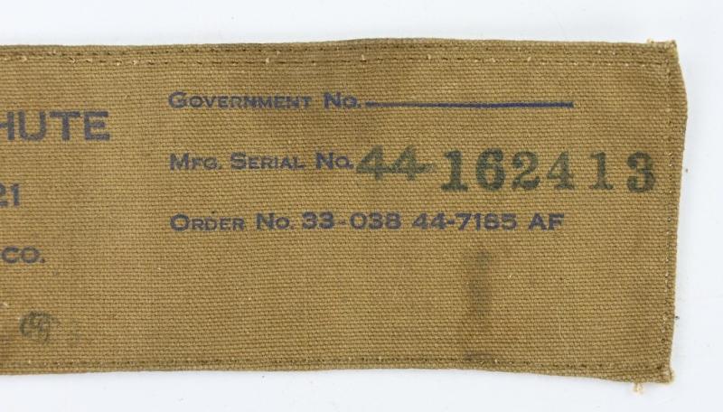USAAF Type A-4 Parachute Chest Pack Marking