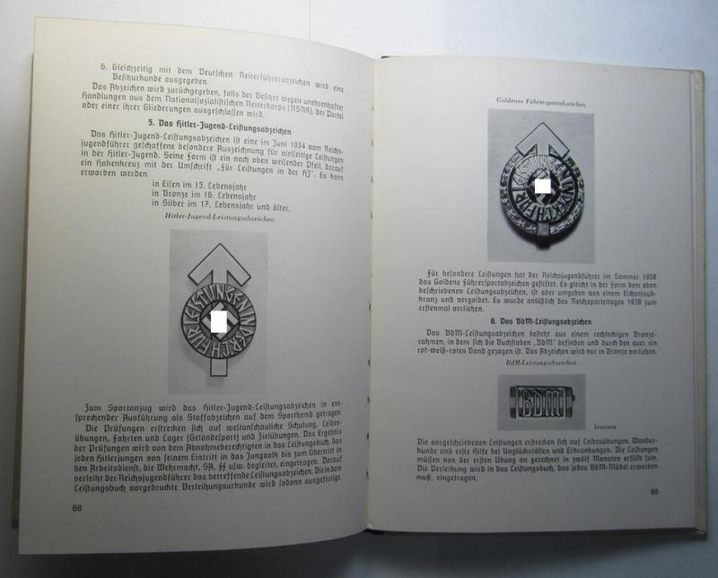 Attractive - and sought-after! - period reference-work entitled: 'Die Orden und Ehrenzeichen des Gross-Deutschen Reichs' by Dr. Heinrich Doehle, being an: '1939'-dated edition that comes in an overall very nice condition
