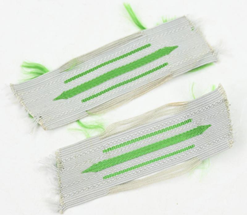 German Third Reich Era Police Collar Tabs