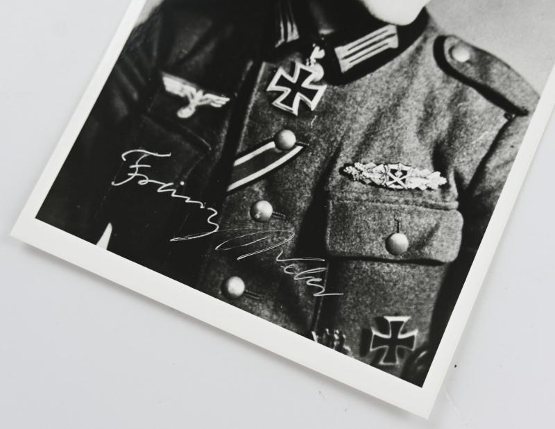 Signature of Wehrmacht Heer KC Recipient 'Franz Weber'
