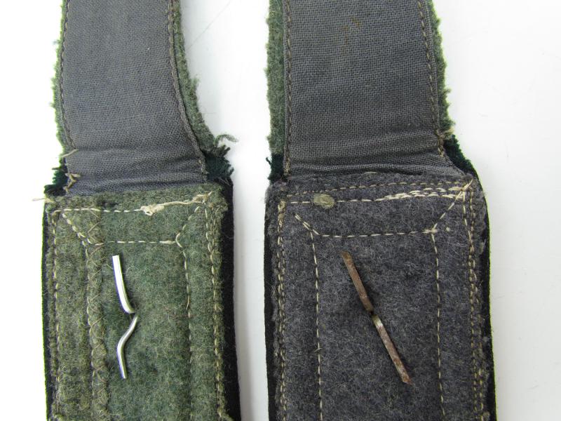 Wehrmacht (Heer) M36 Pioneer shoulder boards for ‘Oberfeldwebel’