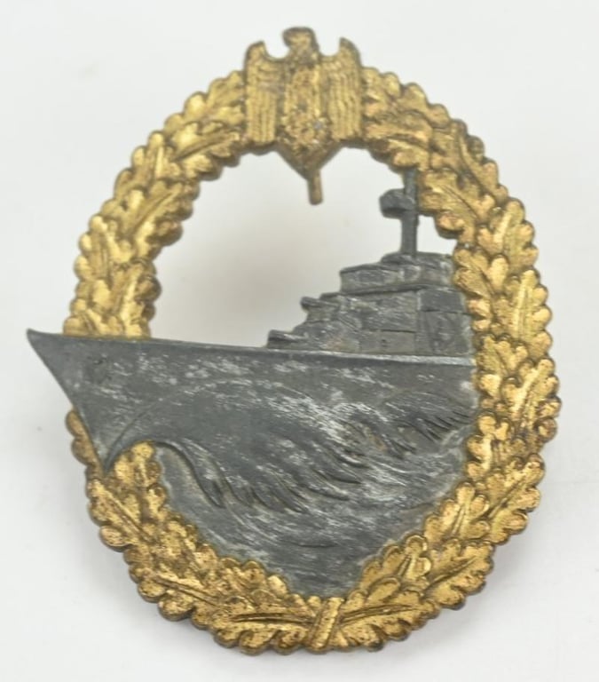 German KM Destroyer War Badge 'JFS'