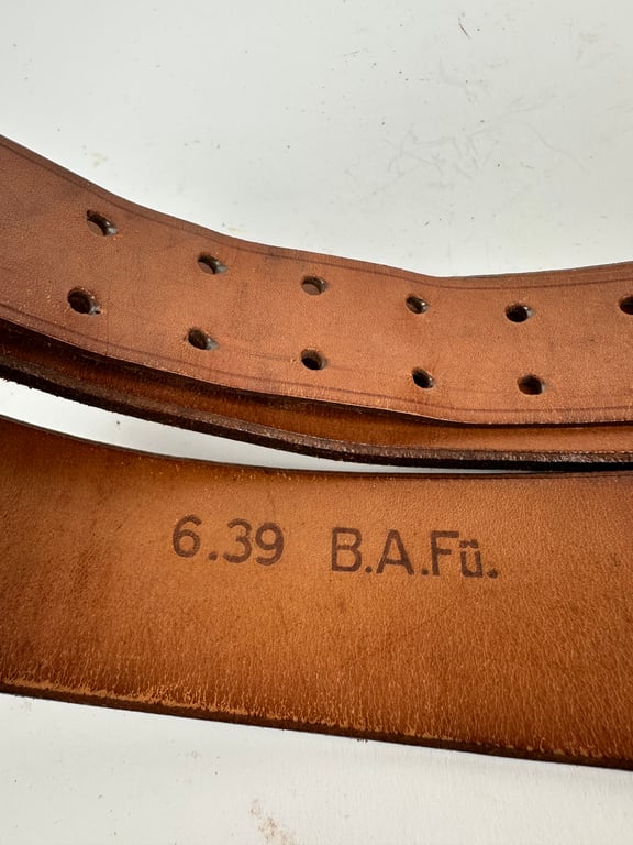 Brown Luftwaffe belt 90 cm ( mint)