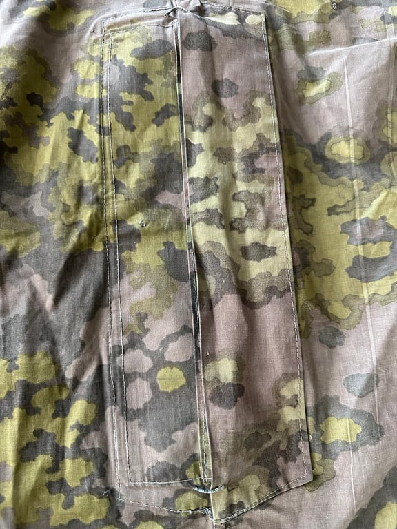 WWII German Waffen SS Zeltbahn Oak Leaf pattern