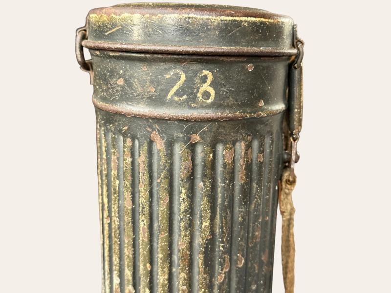 Camouflaged Gasmask Canister