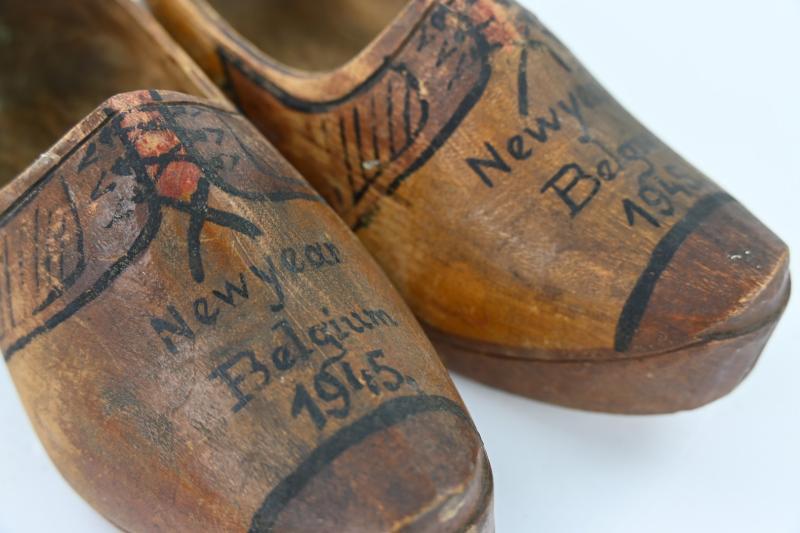 Belgian WW2 Wooden Shoes