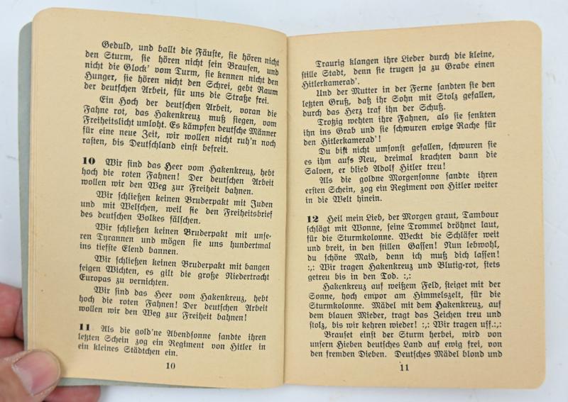 German Hitler Youth Songbook 'Durch Kampf v. Arbeit zum Licht'
