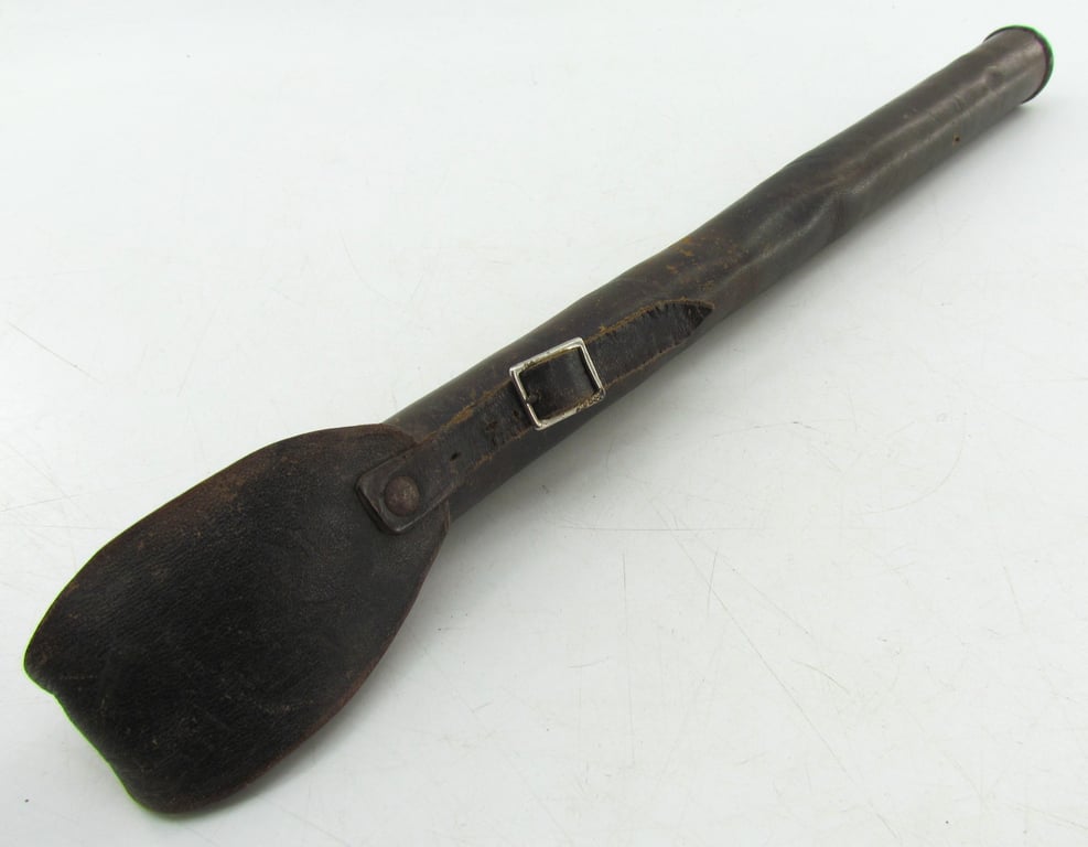 BDM (Bund Deutscher Mädel) marching fife with original black leather carrying case.