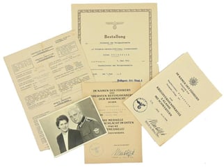 German WH Feldgendarmerie Document Grouping