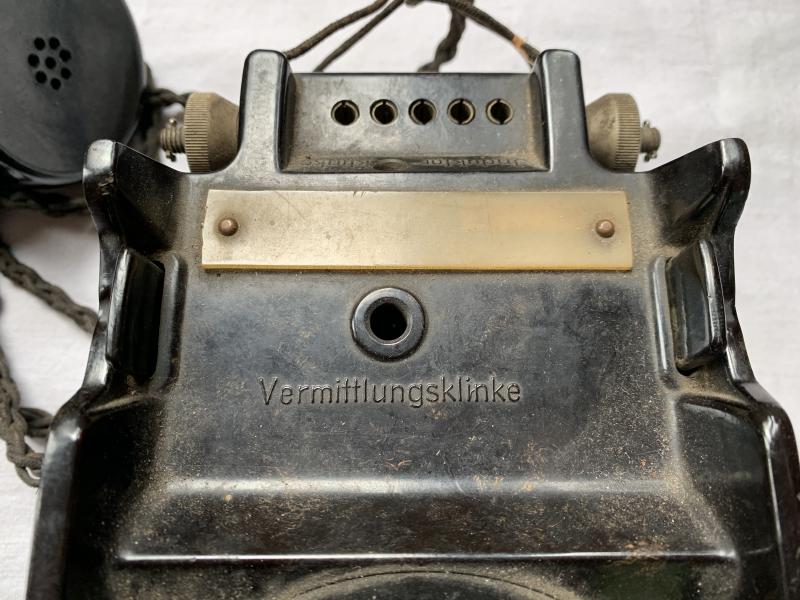 German WW2 Bakelite Desk Rotary Telephone -1937-