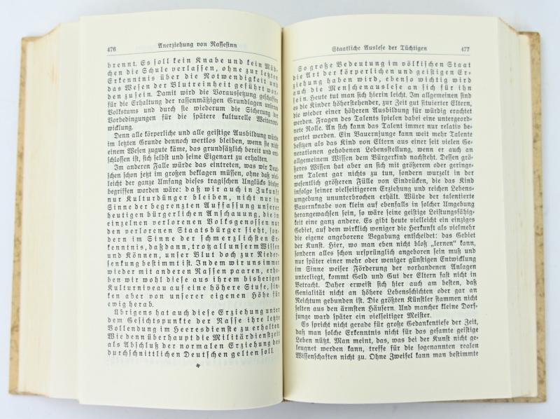 German Adolf Hitler Mein Kampf Book 1938