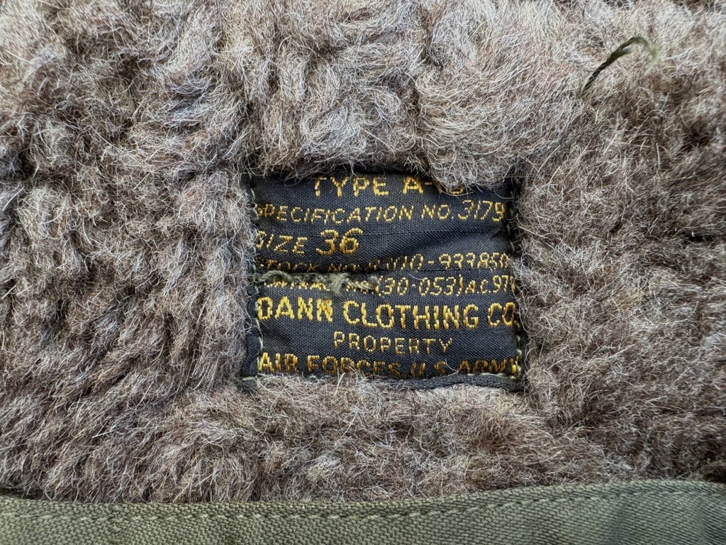 U.S. WWII Army Air Forces Type A-10 Winter Flying Trousers.