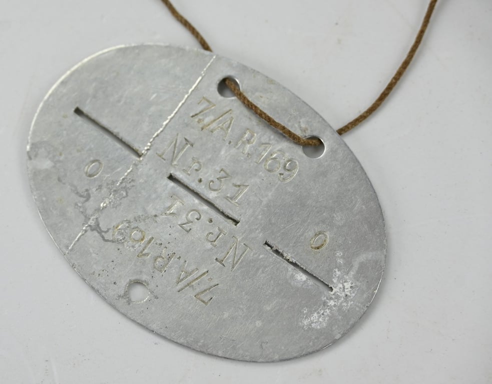 German WH Dog-Tag 7./A.R. 169
