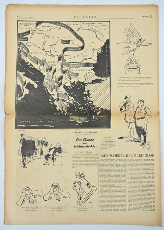 German Newspaper “Das Reich” August 1943