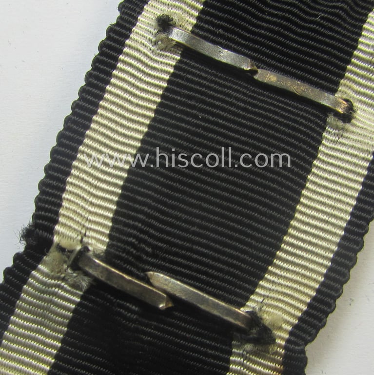 Moderately used- and/or worn example of a: 'Wiederholungsspange zum EK II. Kl.' as was (I deem) produced by the: 'Wilh. Deumer'-company