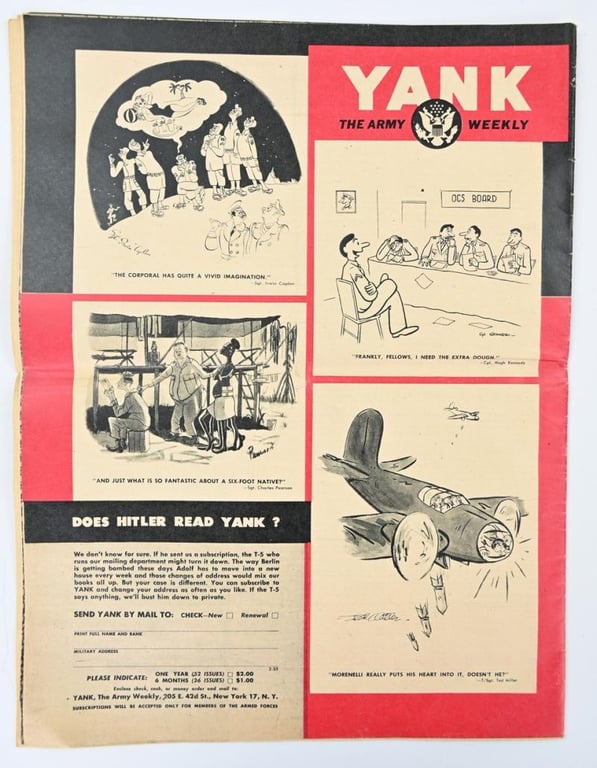 US WW2 Yank Magazine 1944