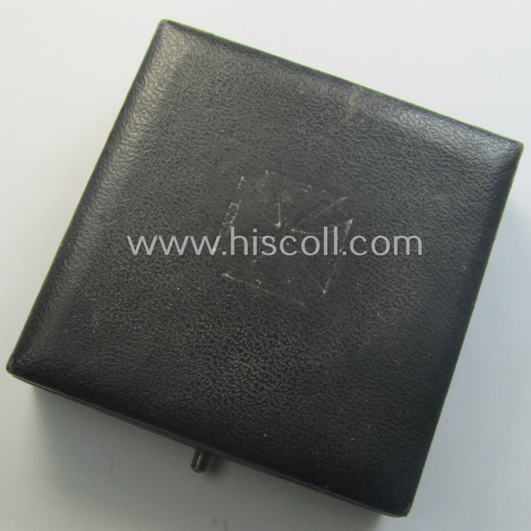 WWI-period, Iron Cross 1st class (or: 'Eisernes Kreuz 1. Klasse') being a nicely preserved- (albeit typical non-maker-marked!) example that came stored in its period-etui as found