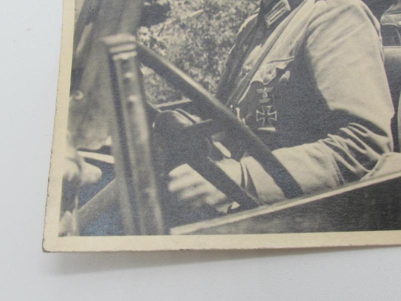 Photo of a Wehrmacht Soldiers in a car