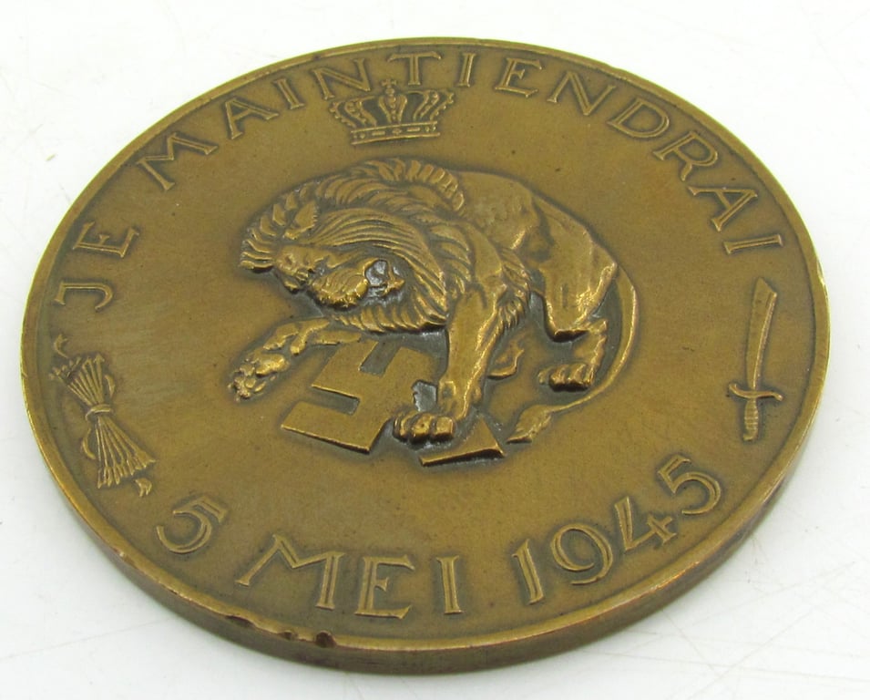 Commemorative Table Medal For Liberation From German Occupation