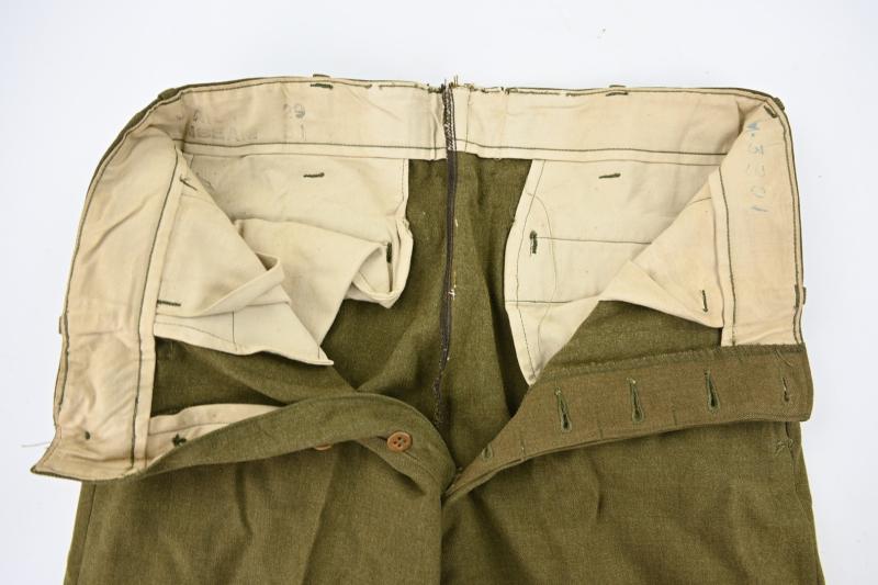 US WW2 Field Wool Serge Trousers 1941