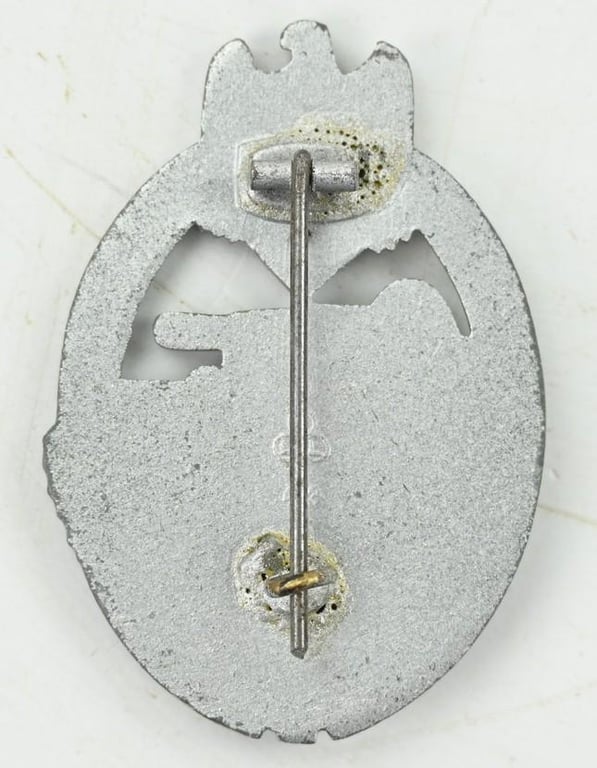German Panzer Assault Badge in Silver FLL43